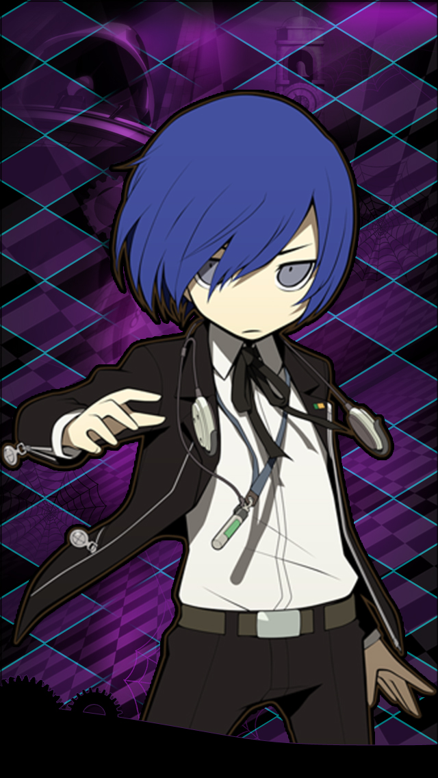 Makoto Yuki - Persona Q iOS Wallpaper