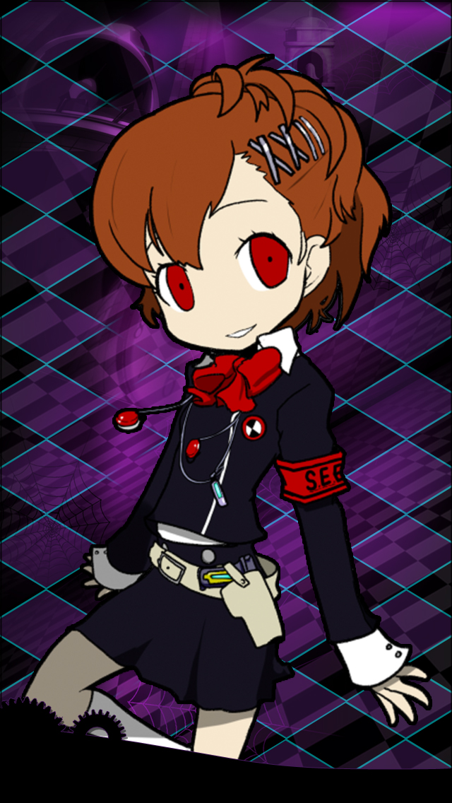 Mokoto Yuki - Persona Q iOS Wallpaper by seraharcana on DeviantArt