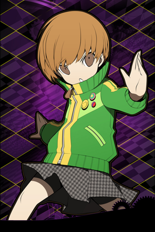 Chie Satonaka - Persona Q iPhone 4 Wallpaper