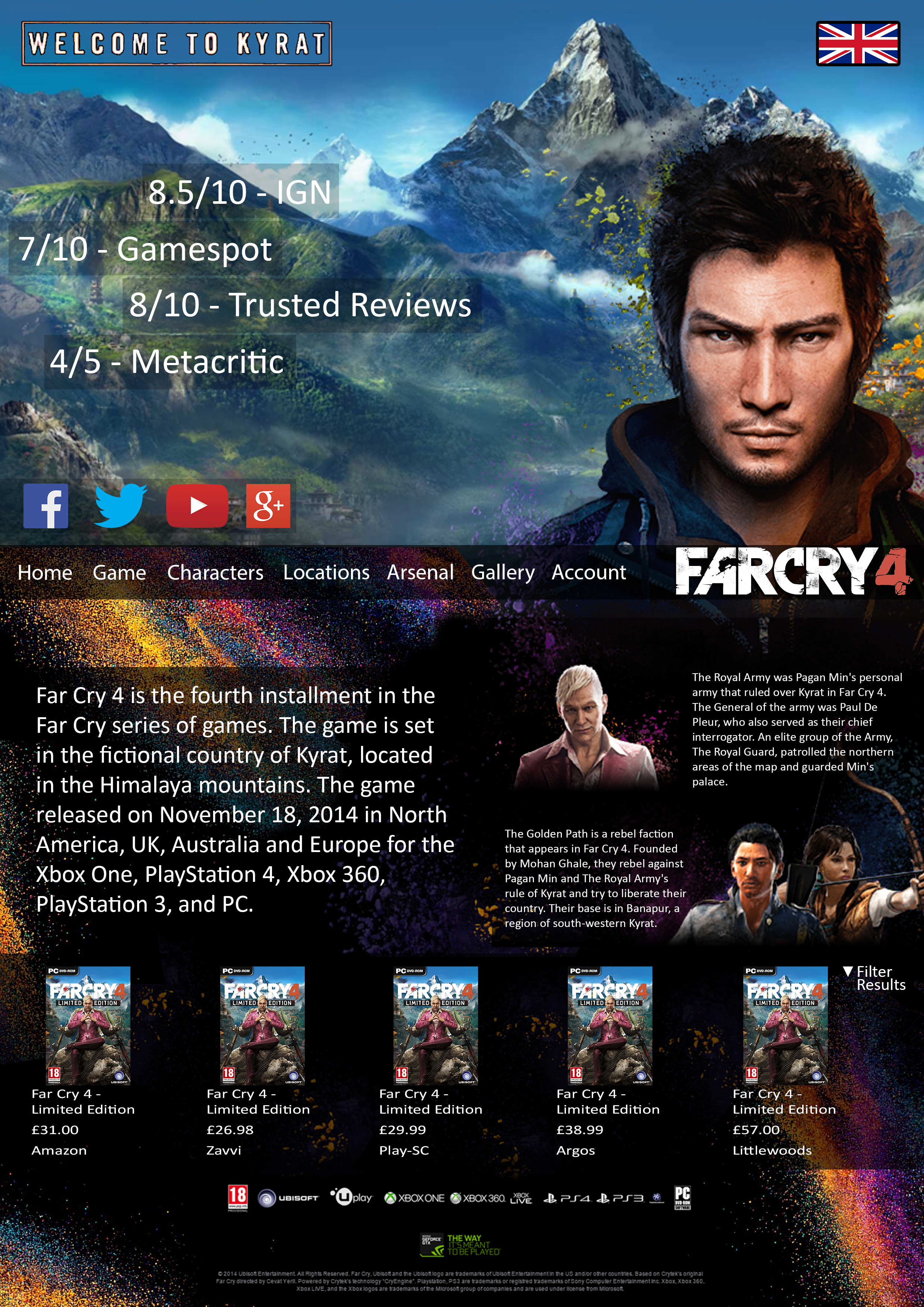 Farcry 4 Wiki Website Interface Design Final By Joenichols On Deviantart Farcry 4 Wiki Website Interface Design Final By Joenichols On Deviantart