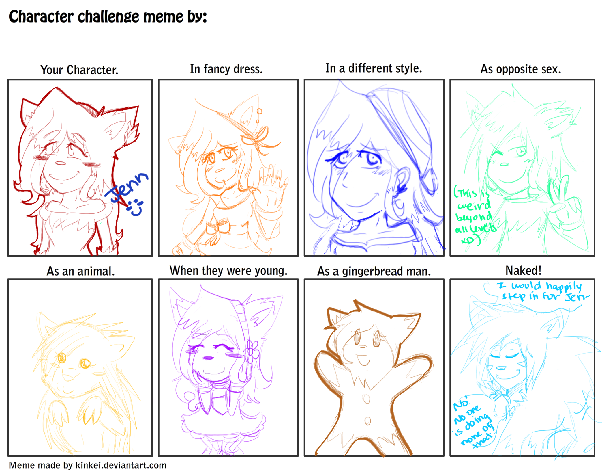 Character Change Meme: Jenn