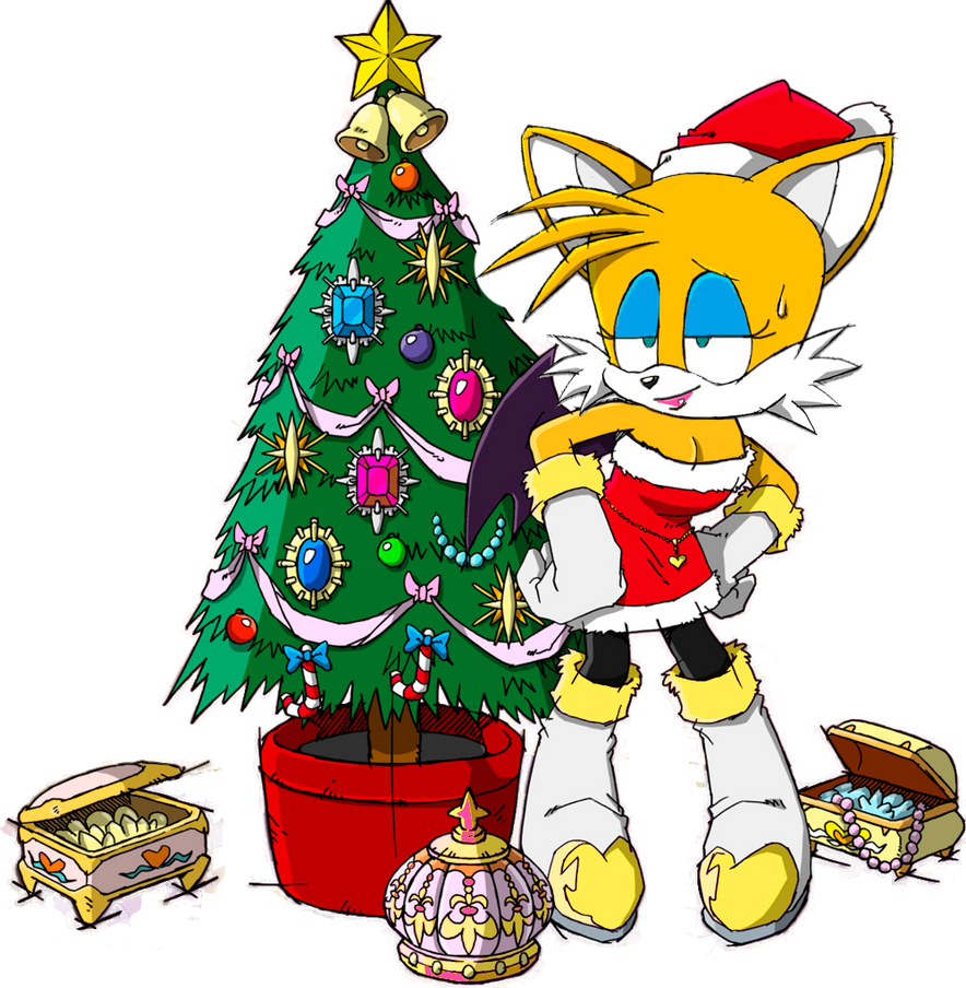 Tails Rouge On Christmas by JuanArts12r on DeviantArt