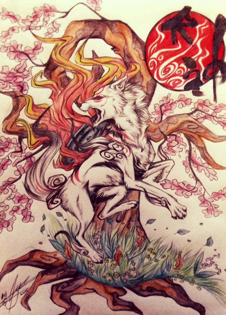 Okami by 4chocolatemew on DeviantArt