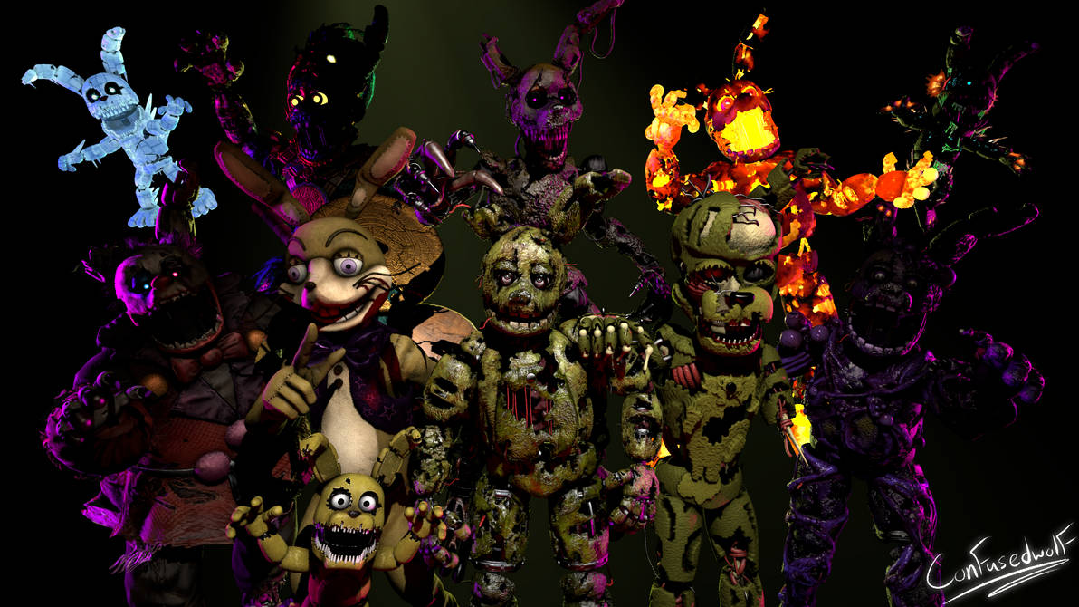 Spring Trap Confused Springtrap Generations (speedart) by Confusedwolf26 on DeviantArt