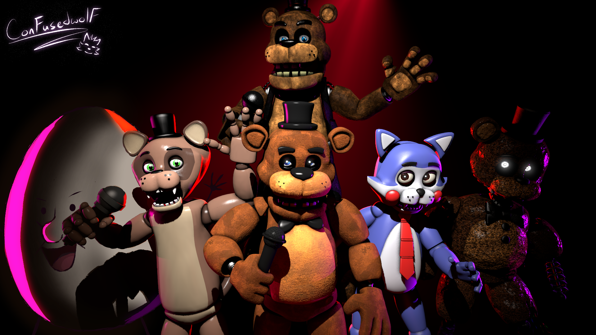 Five Nights at Candy's Generations (speedart) by Confusedwolf26 on  DeviantArt