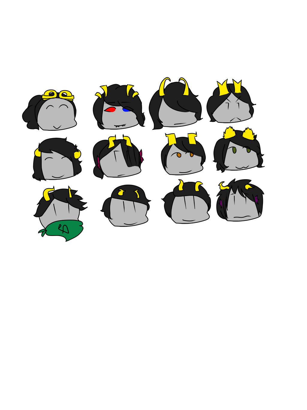 Oc Sticker Base oc stickers by kyotomu on DeviantArt