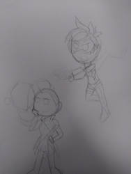 Chibi Tracer and Sombra WIP