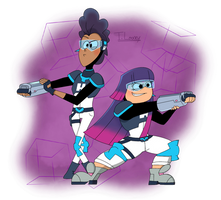 Miko and Fives Drawn my Way