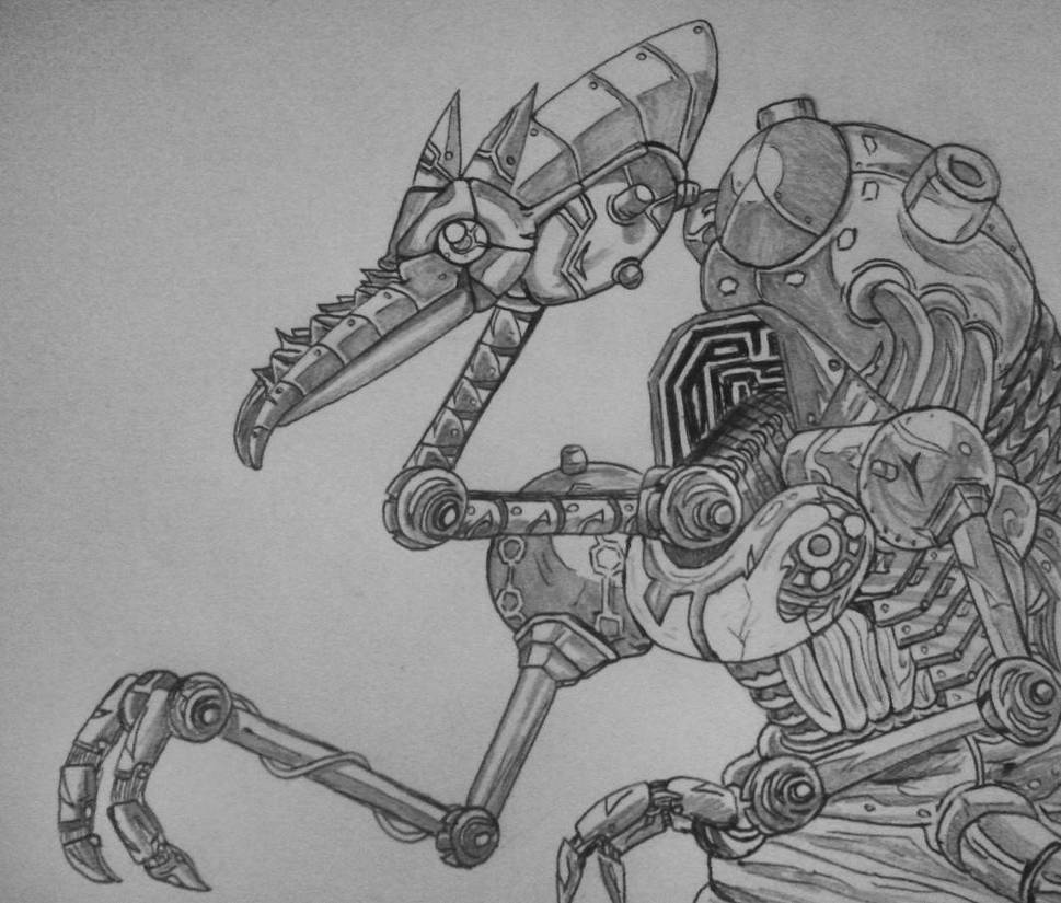 meta/mecha Ridley by nightmarluffy on DeviantArt