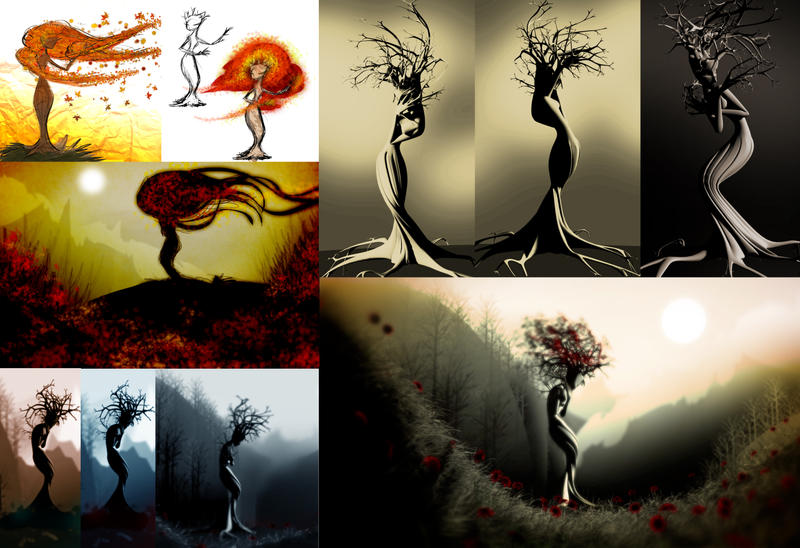Woman Transform Tree Tree Woman Process by TheBalloonMan on DeviantArt
