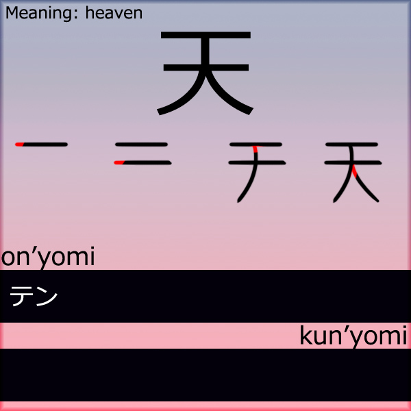 Kanji - Heaven