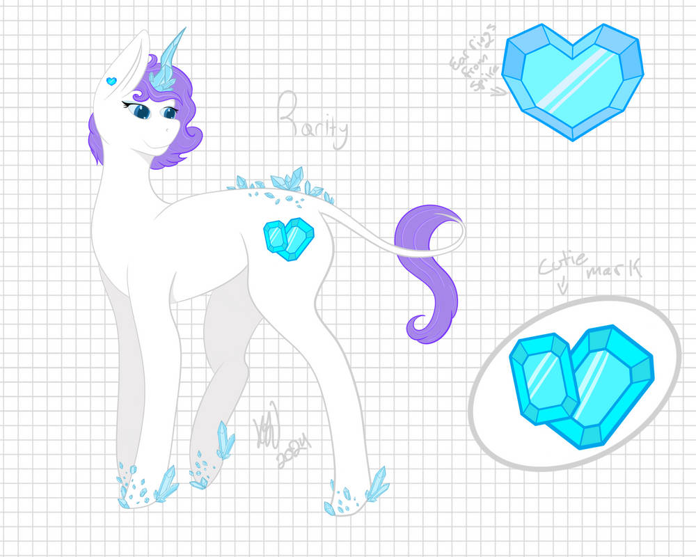 Rarity Redesign by GlowInTheDarkArt19 on DeviantArt
