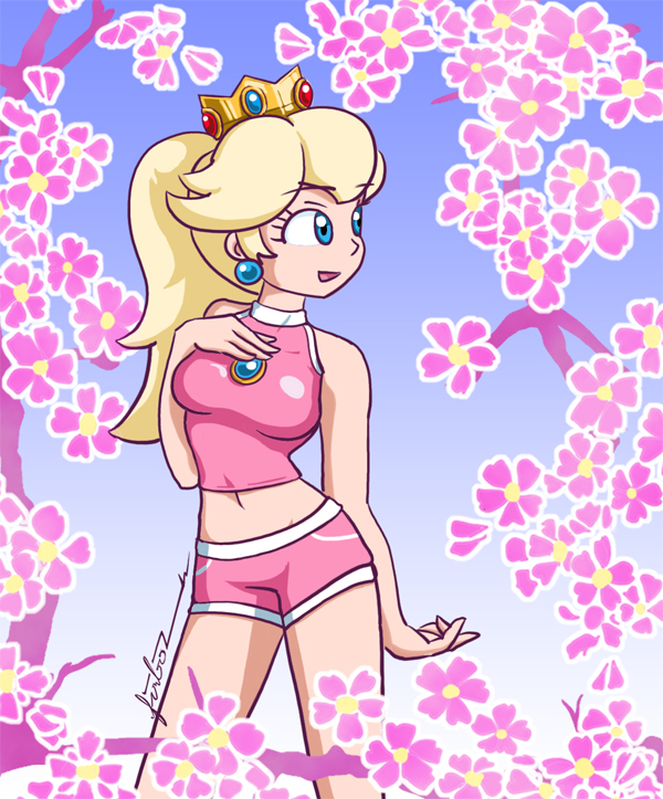 Princess Peach Sports Beauty by Furboz on DeviantArt