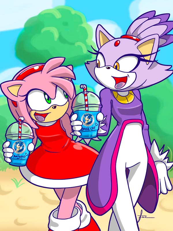 Amy and Blaze