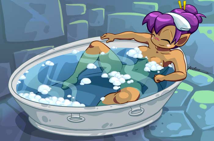 Shantae bathtub