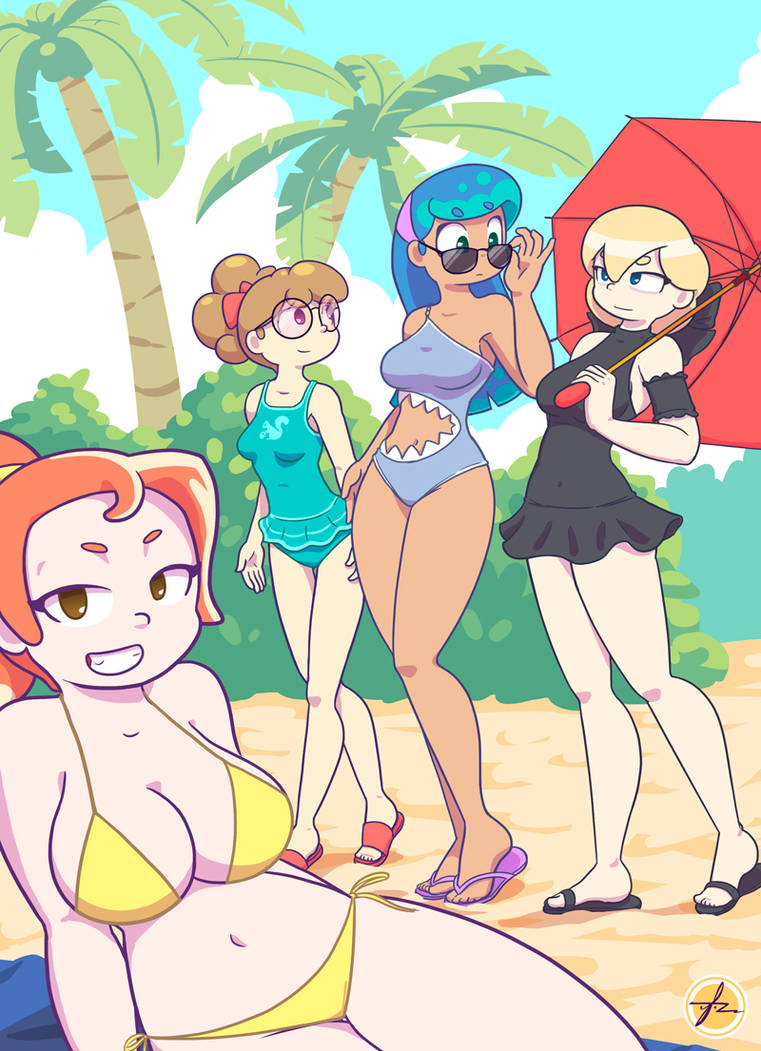 4 Girls summer by Furboz