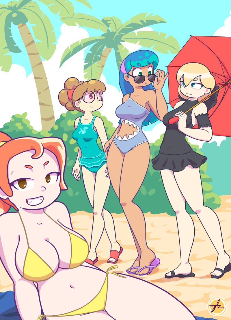 4 Girls summer by Furboz