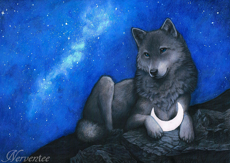 Hati and Moon