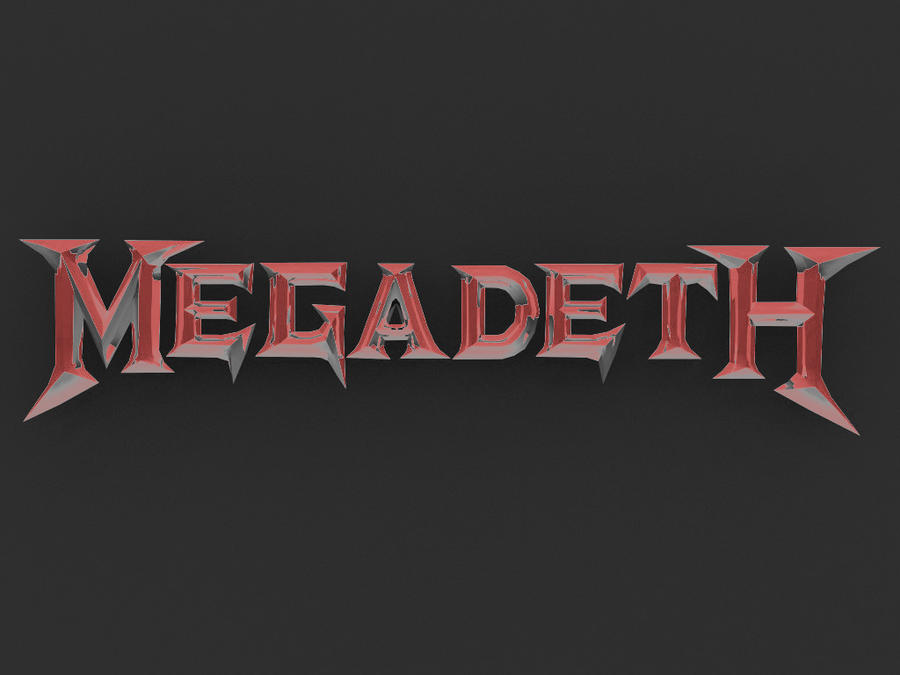 Red Megadeth Logo