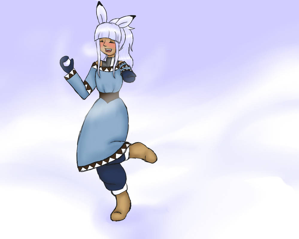 Snow Bunny by inuhinata on DeviantArt