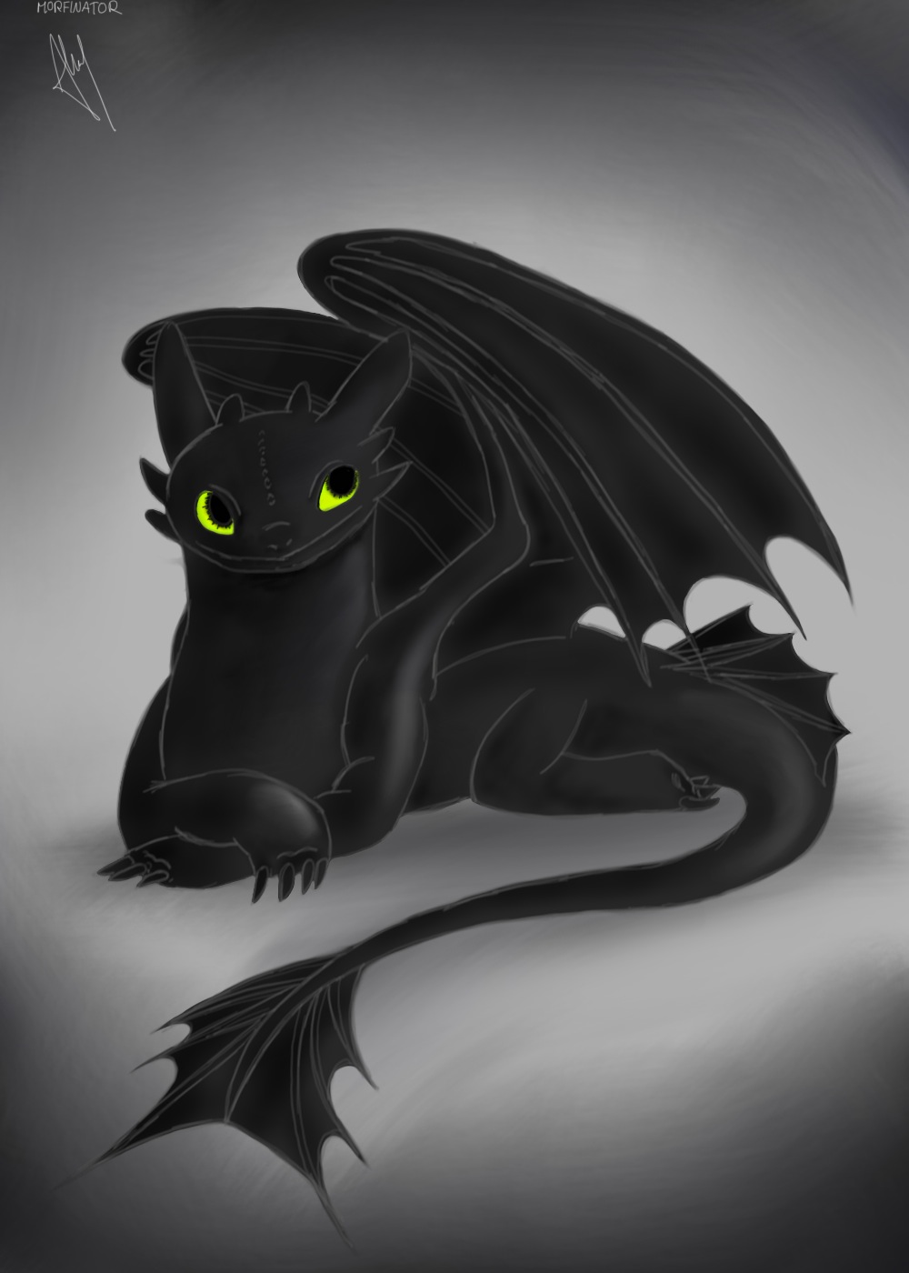 Chimuelo Toothless By Morfinattor On DeviantArt chimuelo-toothless-by-morfinattor-on-deviantart