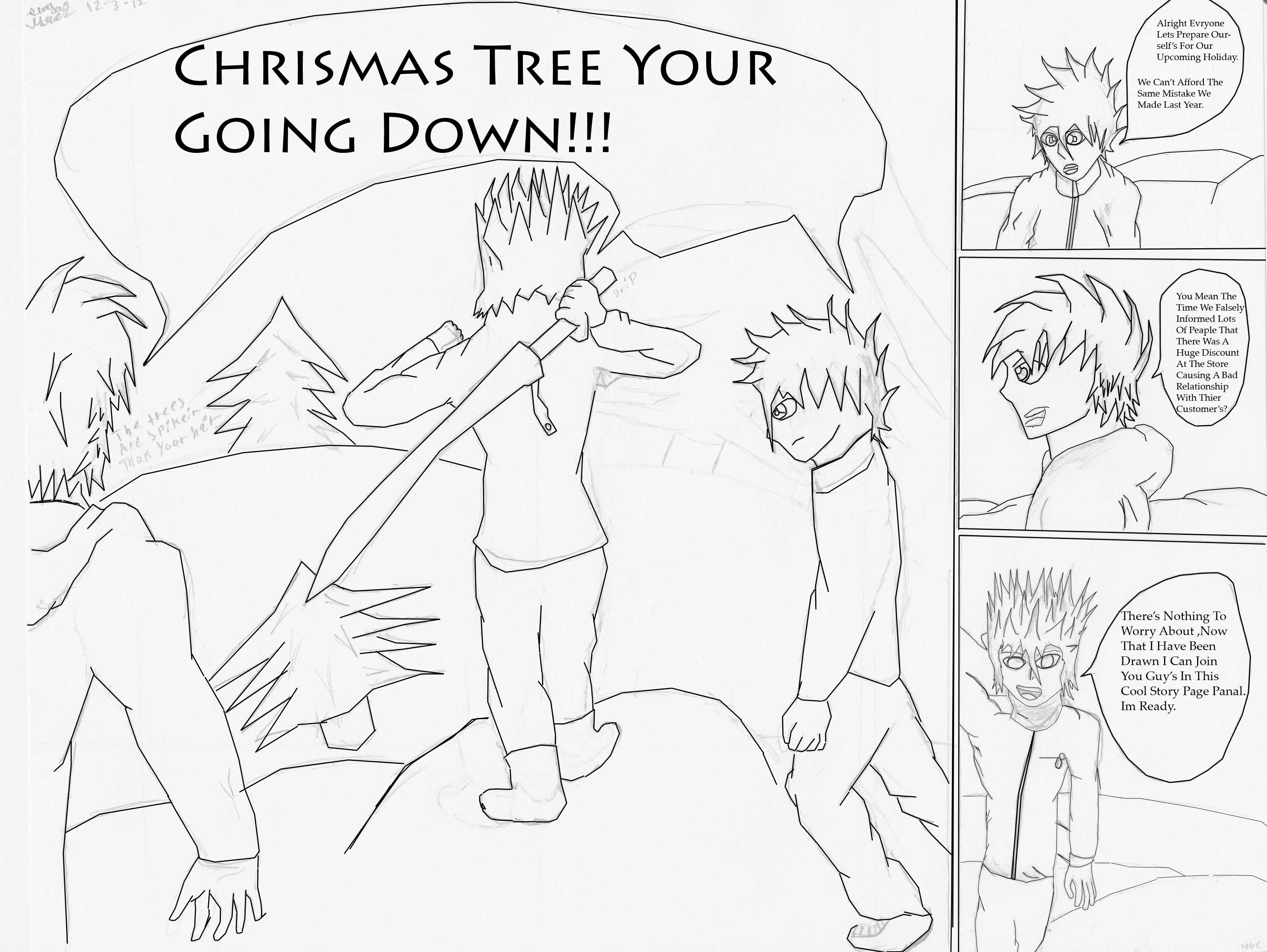 UBC Christmas Tree Story Panel P.1