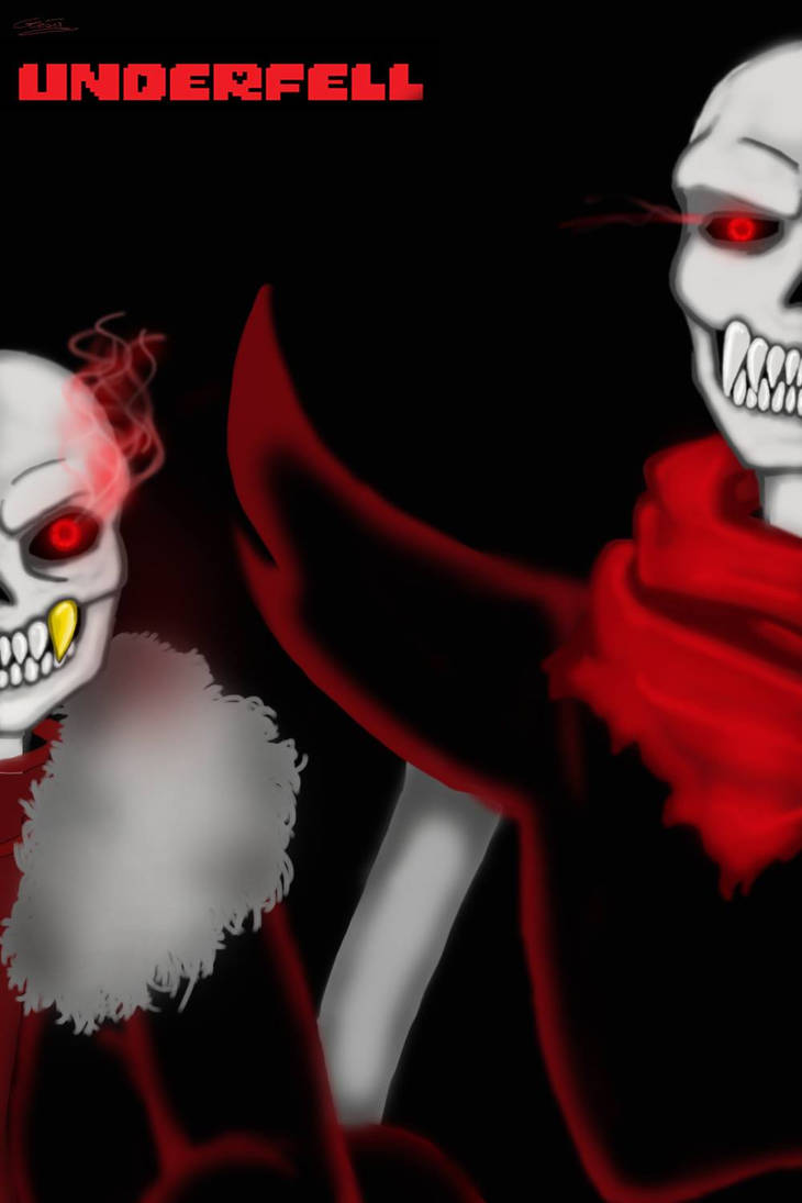 Underfell _ Sans and Papyrus by Fenhir23 on DeviantArt