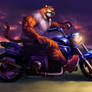 Tiger Biker  by Echin