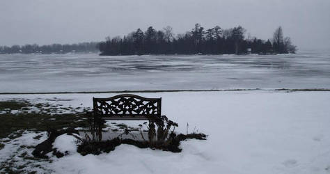 Bench facing entertainment