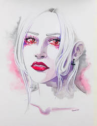 Pastel Vampire [Watercolor]