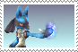 Lucario Stamp by NarashiOtome