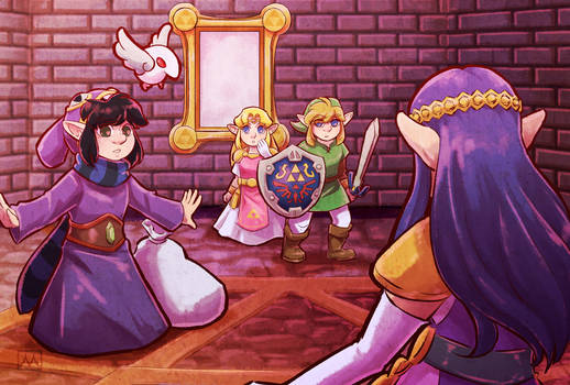 Zelda (A Link Between Worlds) by Adverse56 on DeviantArt