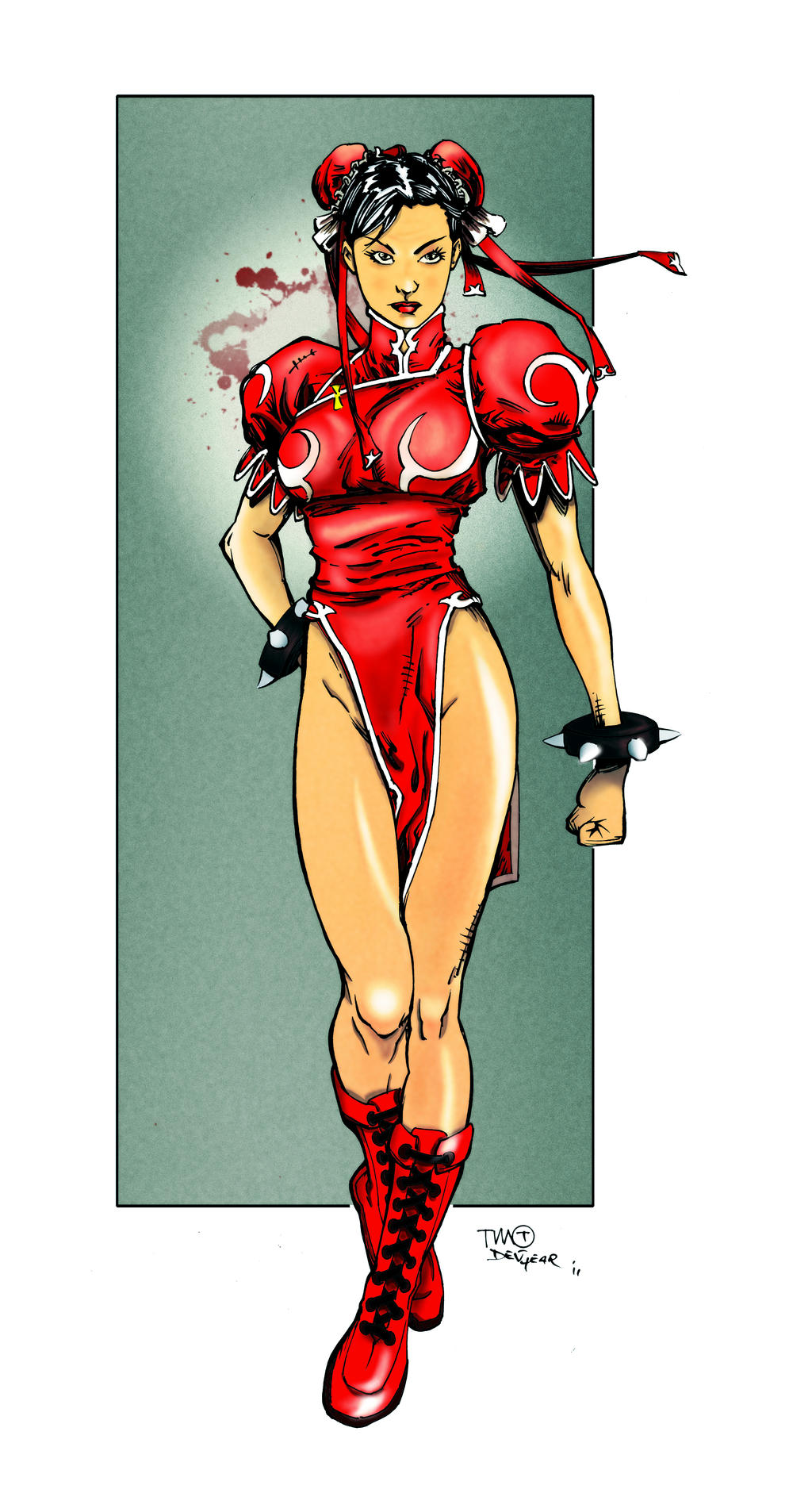 Chun Li Inks By Devgear Colored