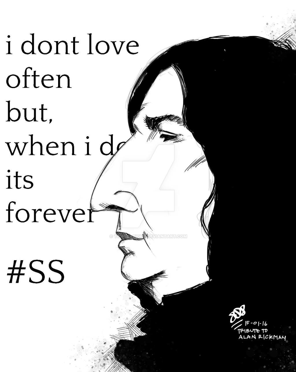 Prof. Severus Snape by triple--eight on DeviantArt