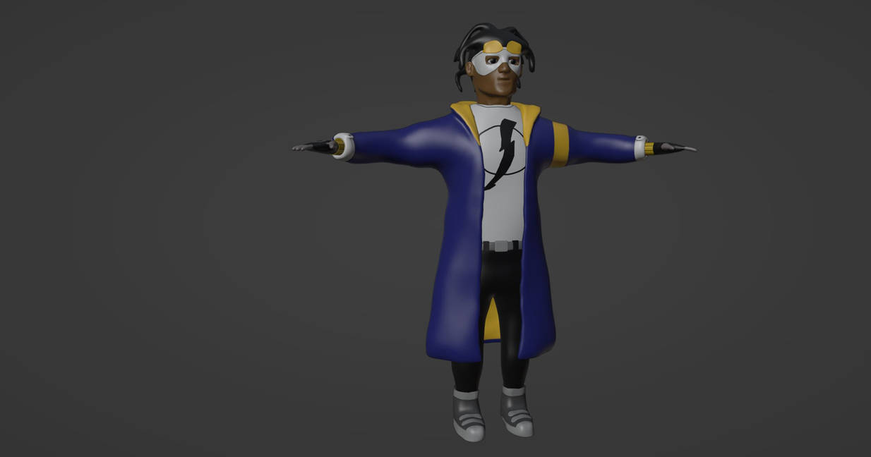3d Static Model Static Shock 3D Model by Floopermdasd on DeviantArt
