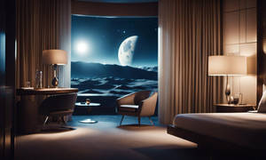 Asteroid Hotel Room