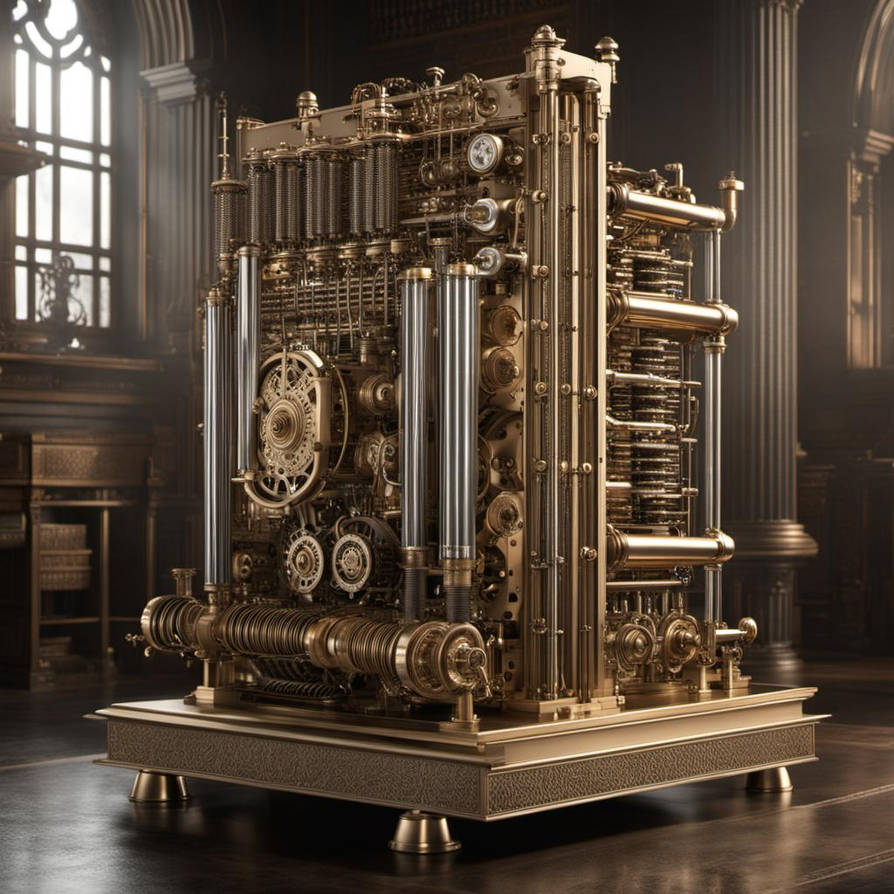 The Difference Engine V3 by OmalleyDakota on DeviantArt