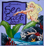 Lavender Sea Salt Scrub Mermaid by AethertechIndustries