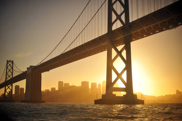 Bay Bridge at Sunset