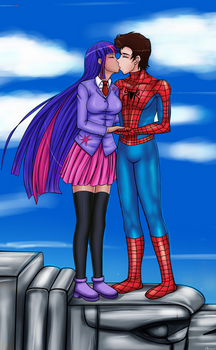 Twilight Sparkle x Spider-Man by animegen