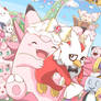 Sunnie the Clefable and Delibird's Wedding