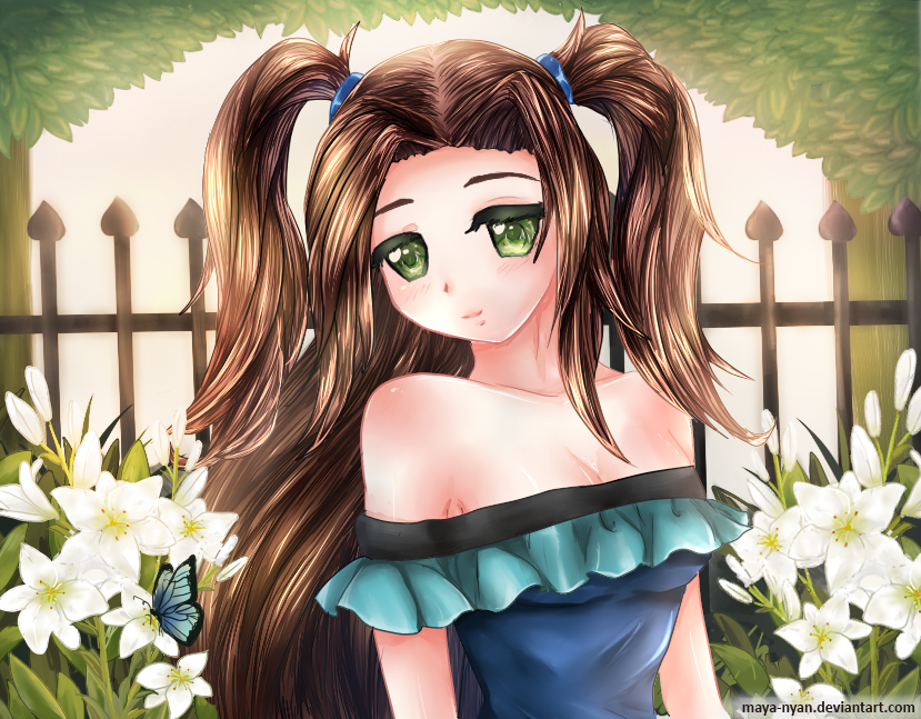 C: Lilies garden