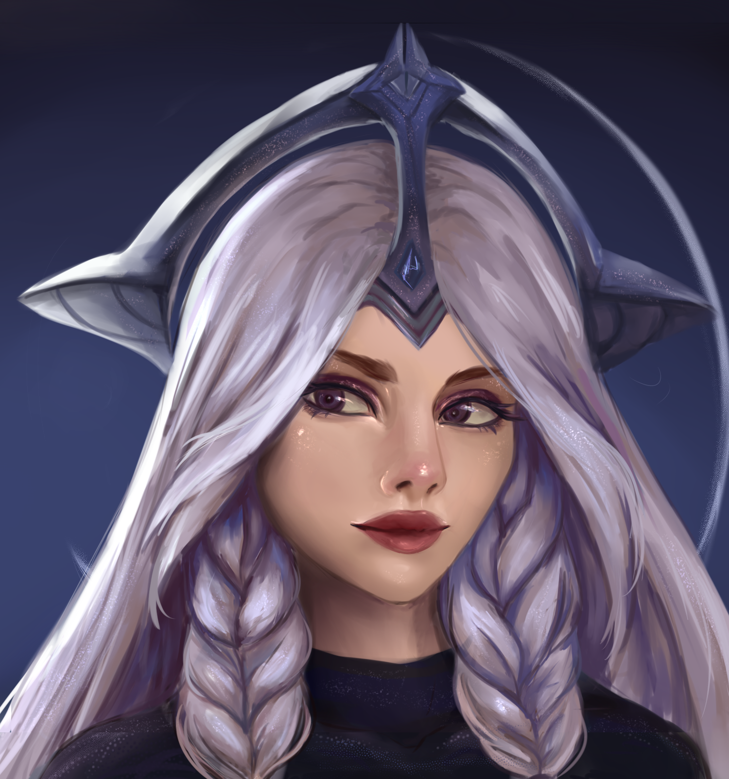 Lunar Eclipse Leona by miartish on DeviantArt