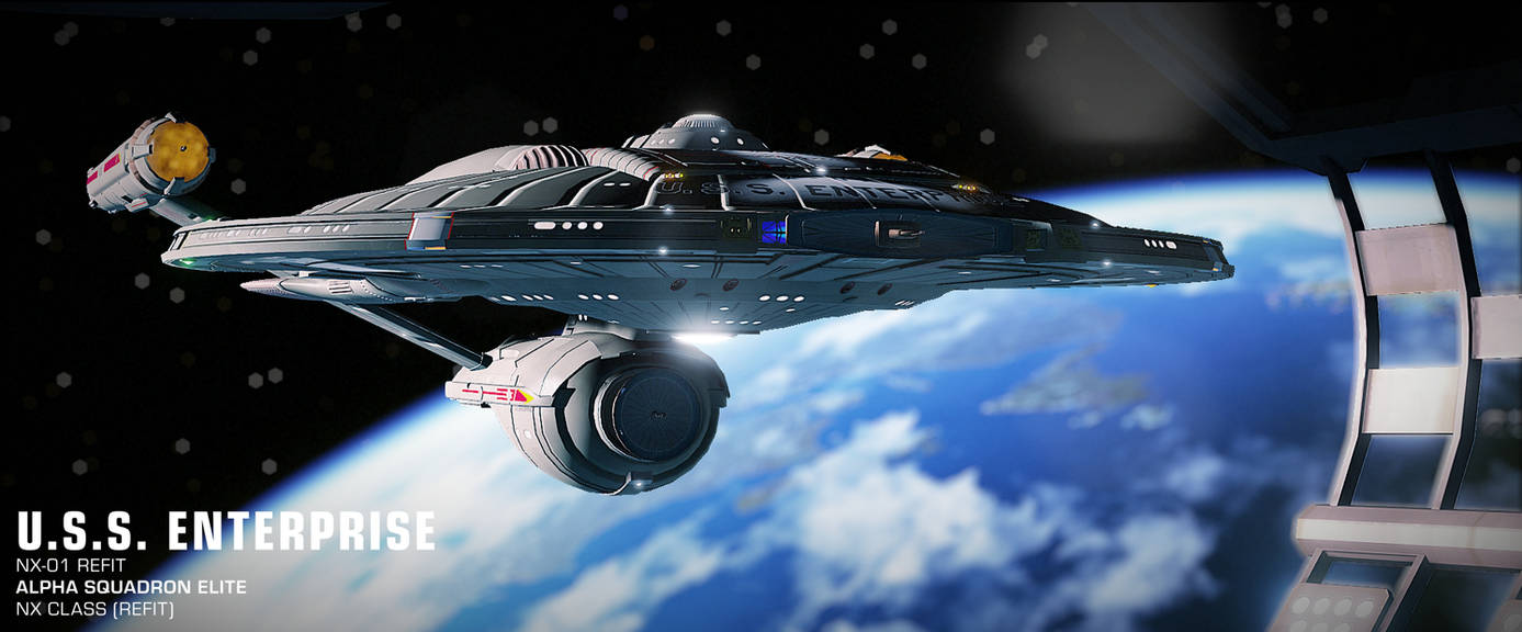 USS Enterprise NX01 Refit by snipey47a on DeviantArt USS Enterprise NX01 Refit by snipey47a on DeviantArt