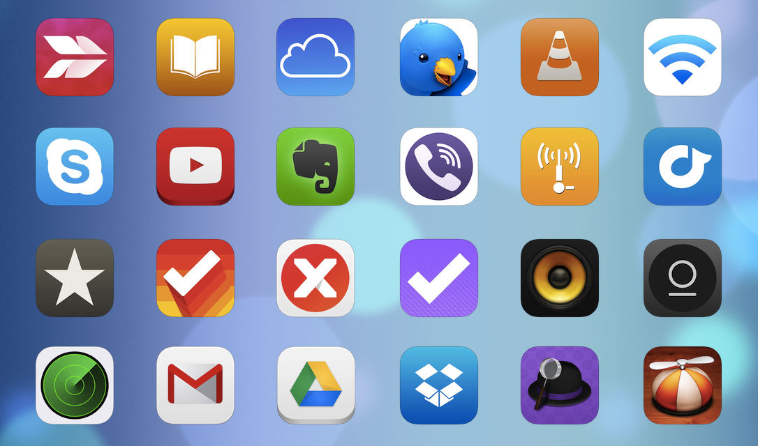 iOS 7 Apps #1 by uchiwa1 on DeviantArt