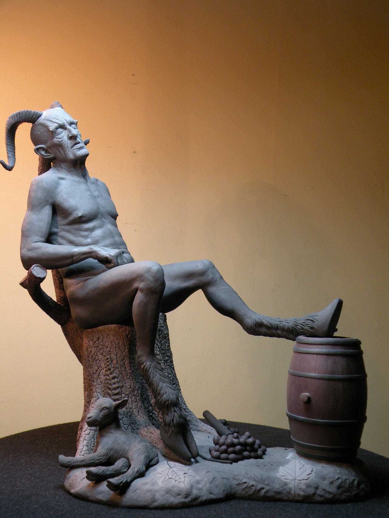 Sleeping satyr by jesserubin on DeviantArt