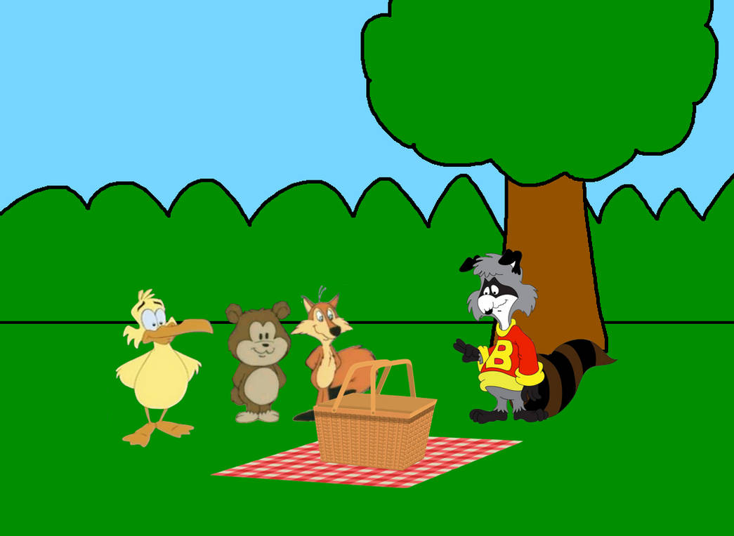 Pagui, Buttons, Rusty and Bert in the Picnic by StevenandStevie on ...