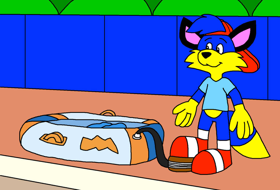 Alex inflating his Raft on the Deck of his Pool by StevenandStevie on ...