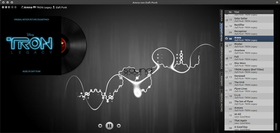 gmusicbrowser - Arkanoid SKIN