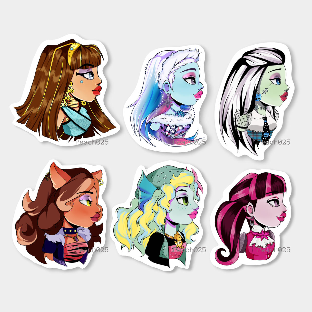 Pack Sticker Monster High by peach0025 on DeviantArt